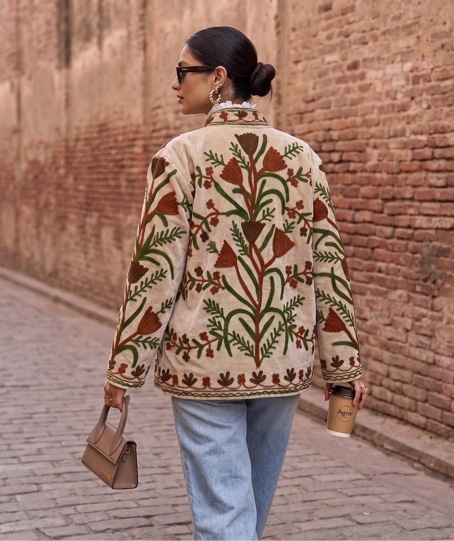 Elowen Suzani Hand-Embroidered Jacket