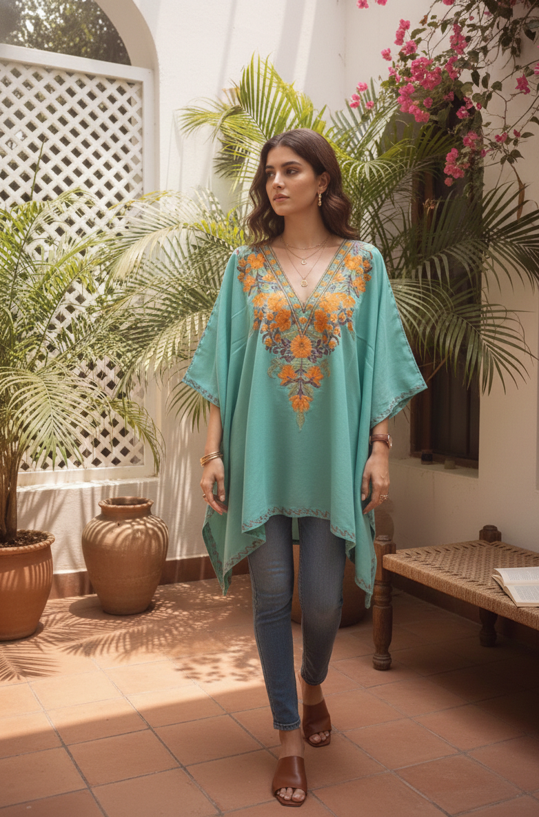 Gulbahaar-e-Hara Kaftan