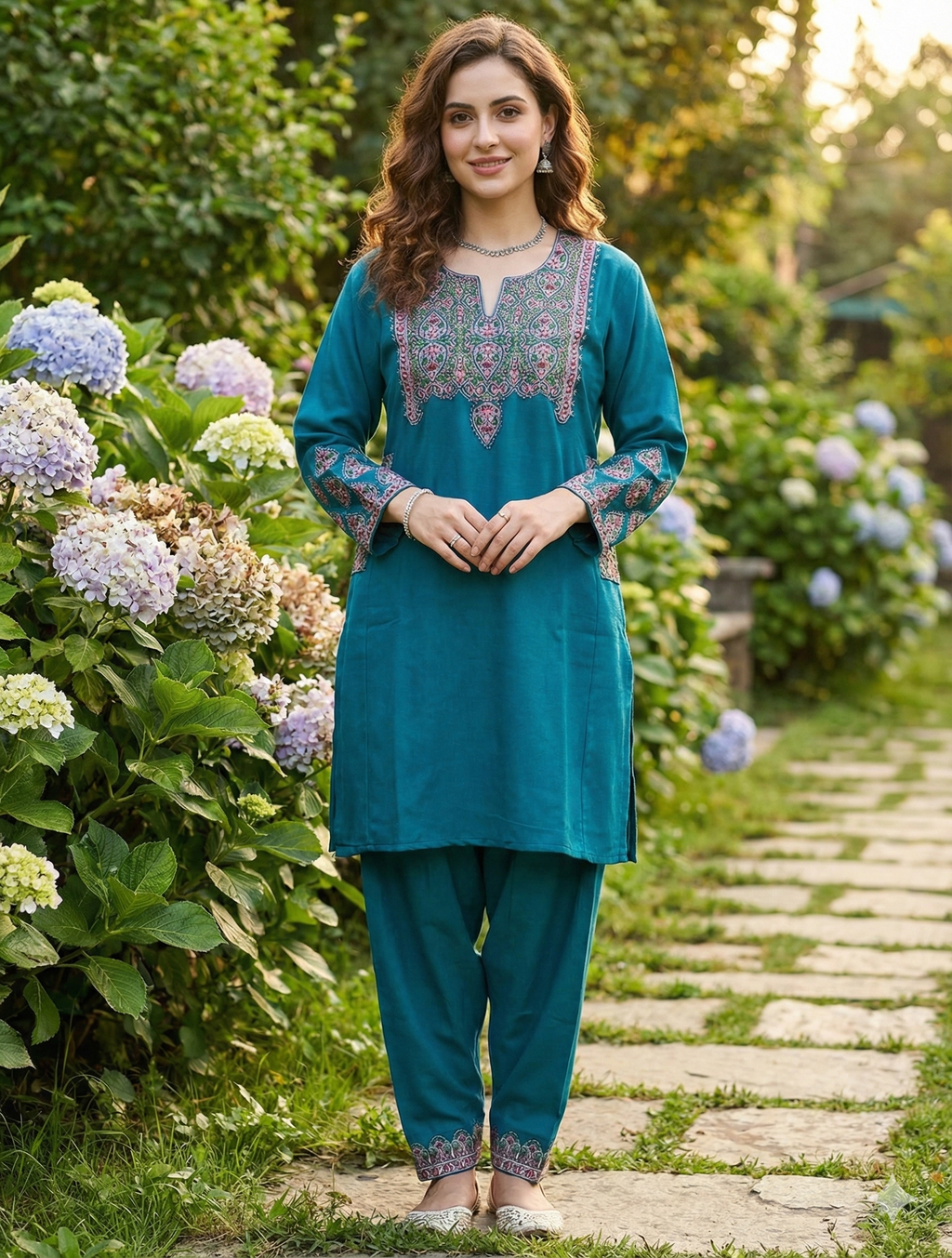 Zeenat-e-Shehzadi Sozni Pheran Set