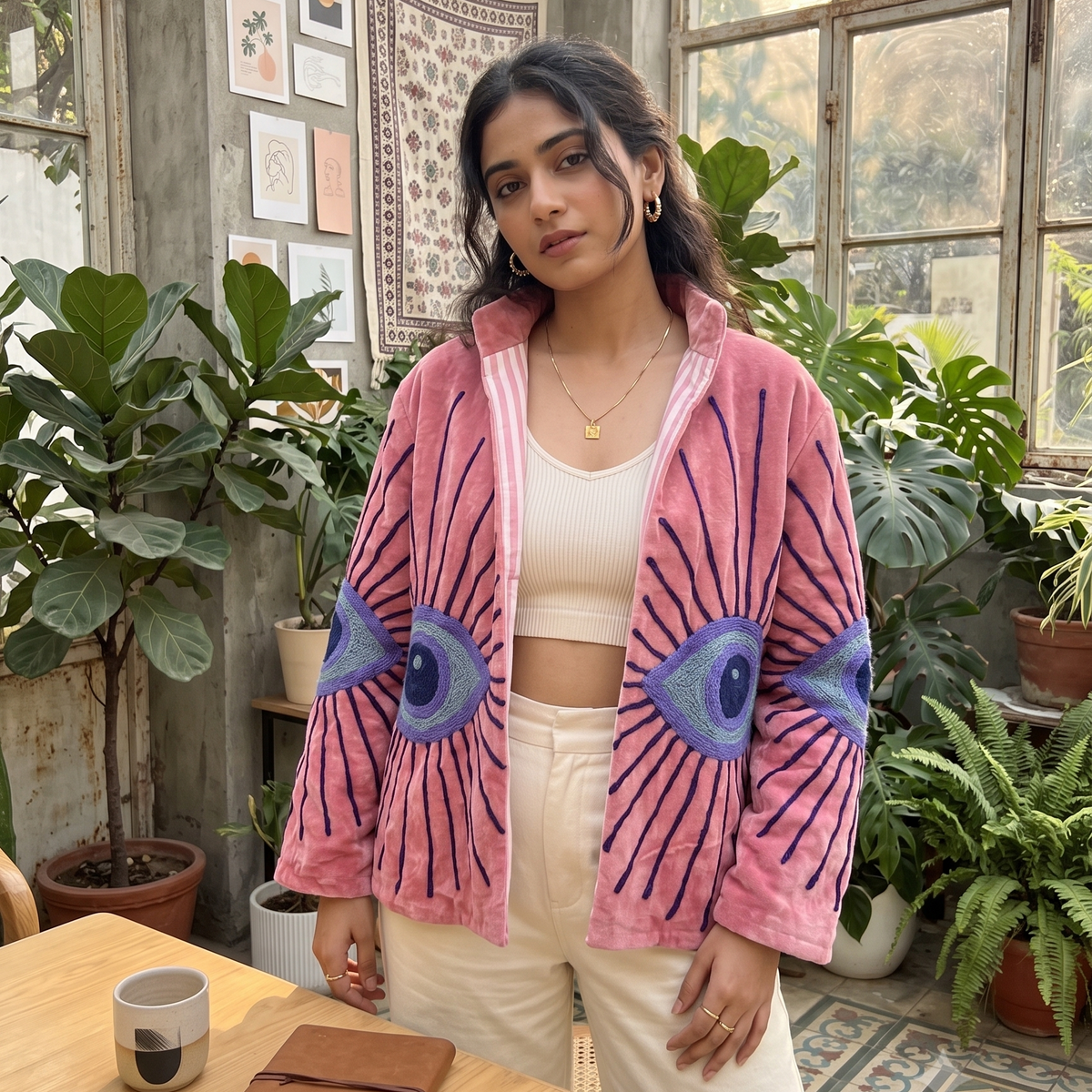 Œil Céleste Suzani Jacket