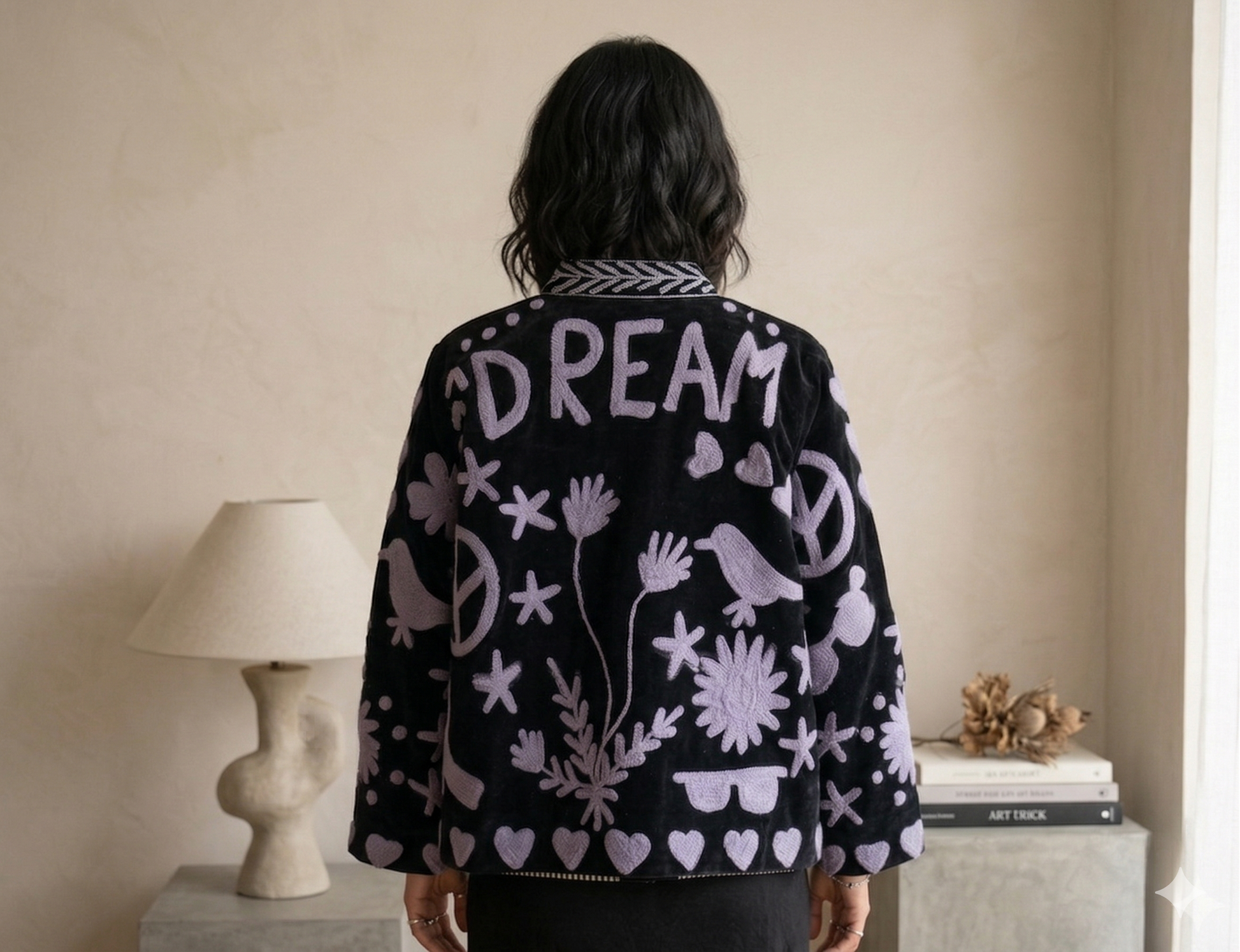 Talismano Suzani Hand-Embroidered Jacket