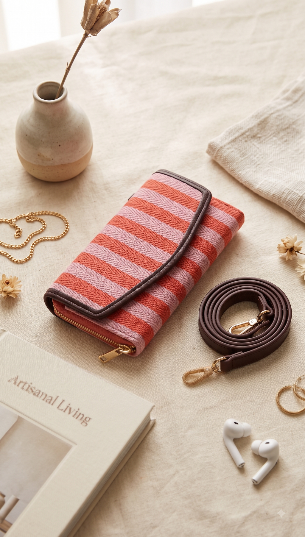 Lalima Jacquard Sling Wallet