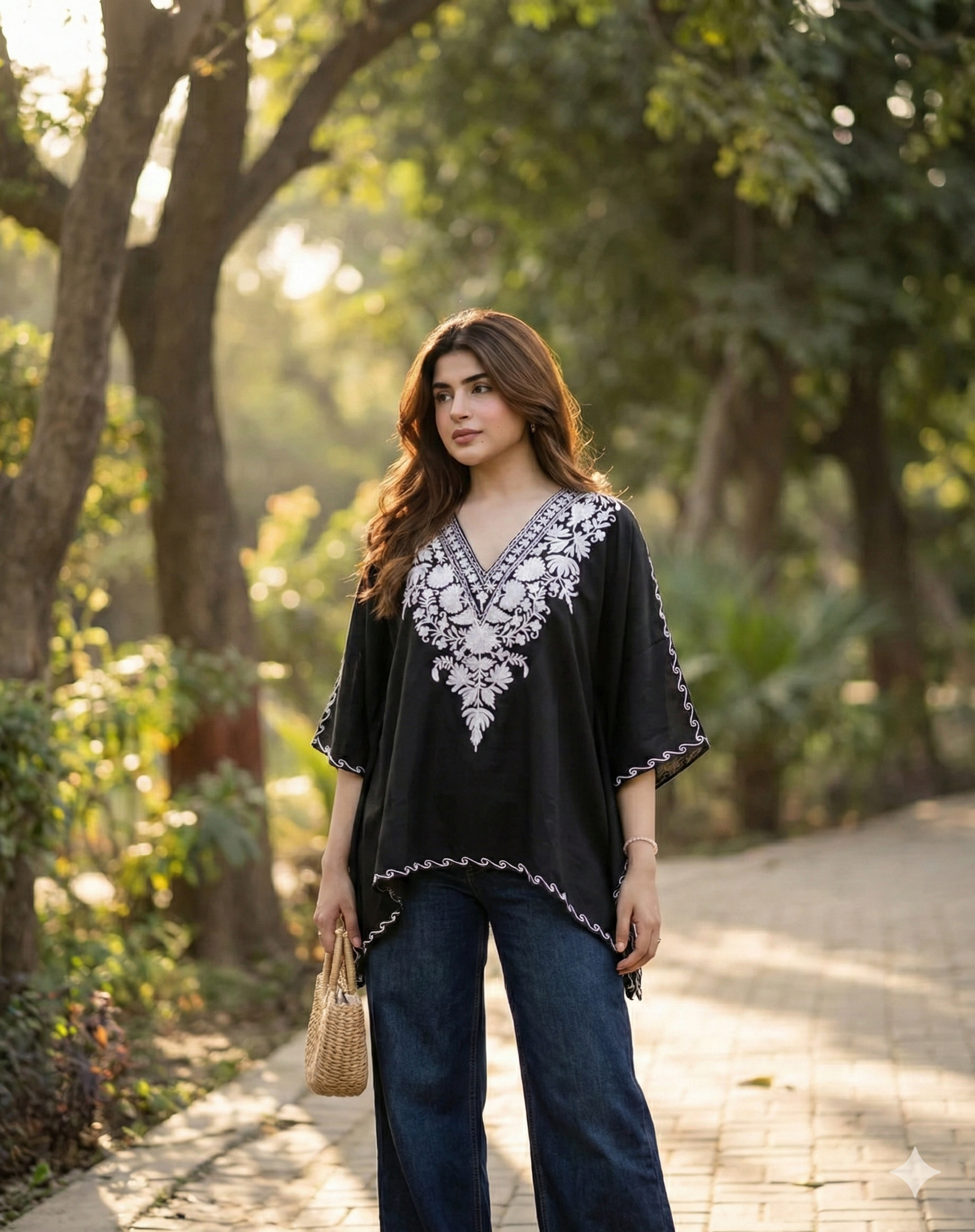 Noir Majestic Kaftan