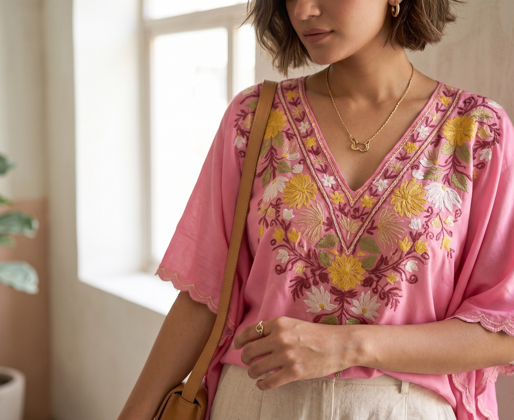Primrose Kashmiri Kaftan
