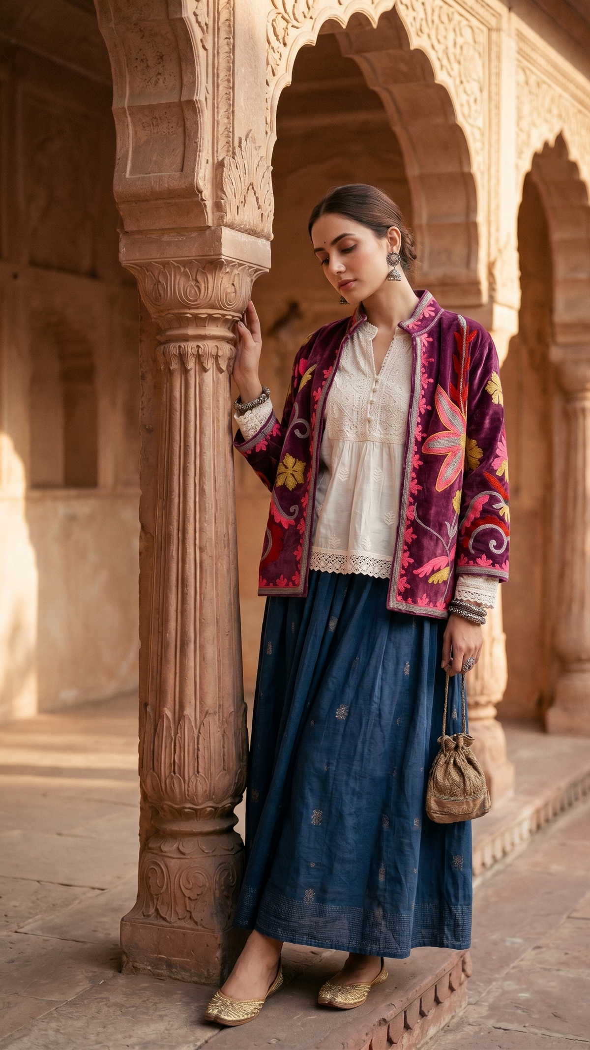 Rosalie Jardin Suzani Hand Embroidered Jackets