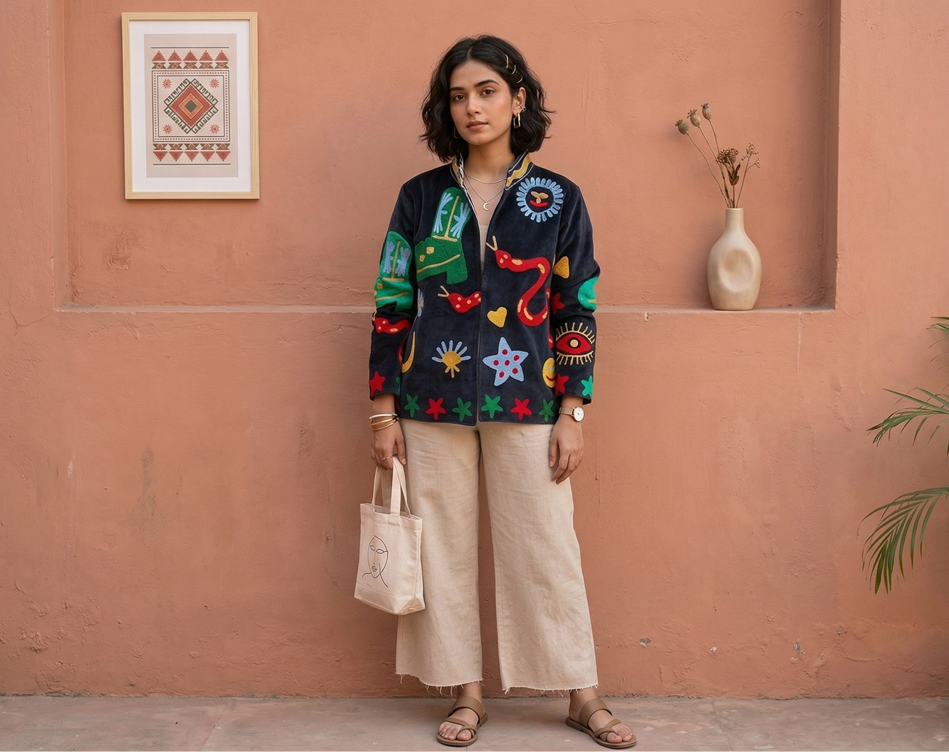 Nomad Nazar Suzani Hand Embroided Jacket