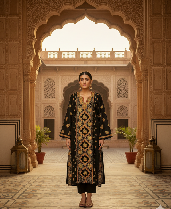 Shahzaib Sozni Embroidery Pheran