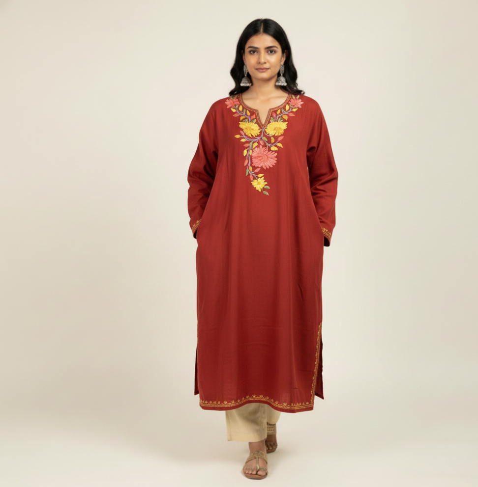 Suryaana Embroidery Pheran