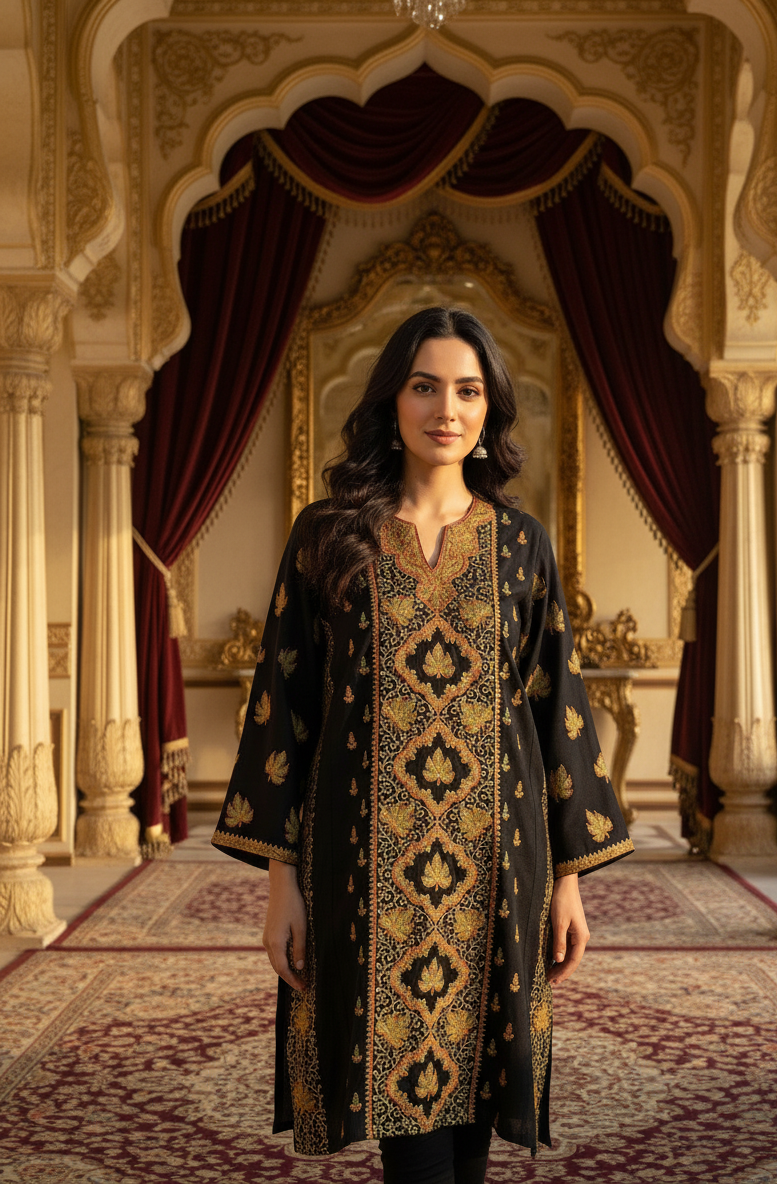 Shahzaib Sozni Embroidery Pheran