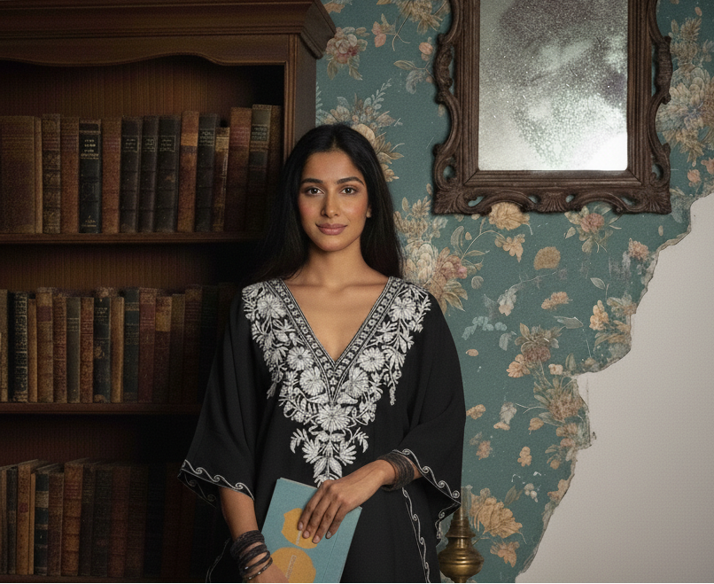 Noir Majestic Kaftan