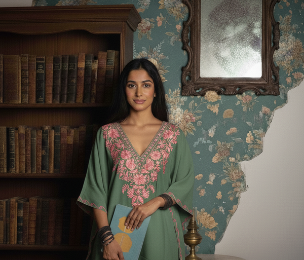 Zarqa-e-Bahar Kaftan