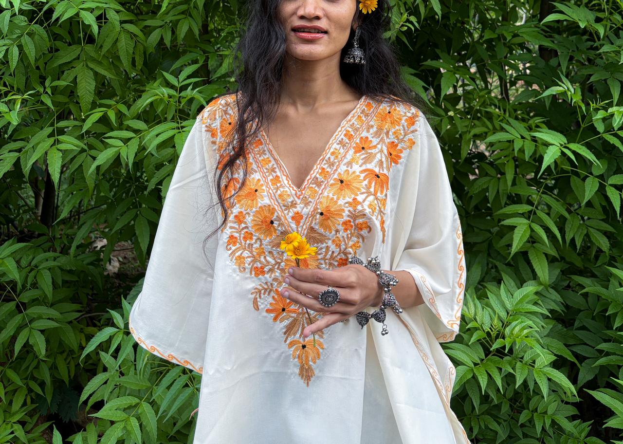 Bahar-e-Narangi Kaftan