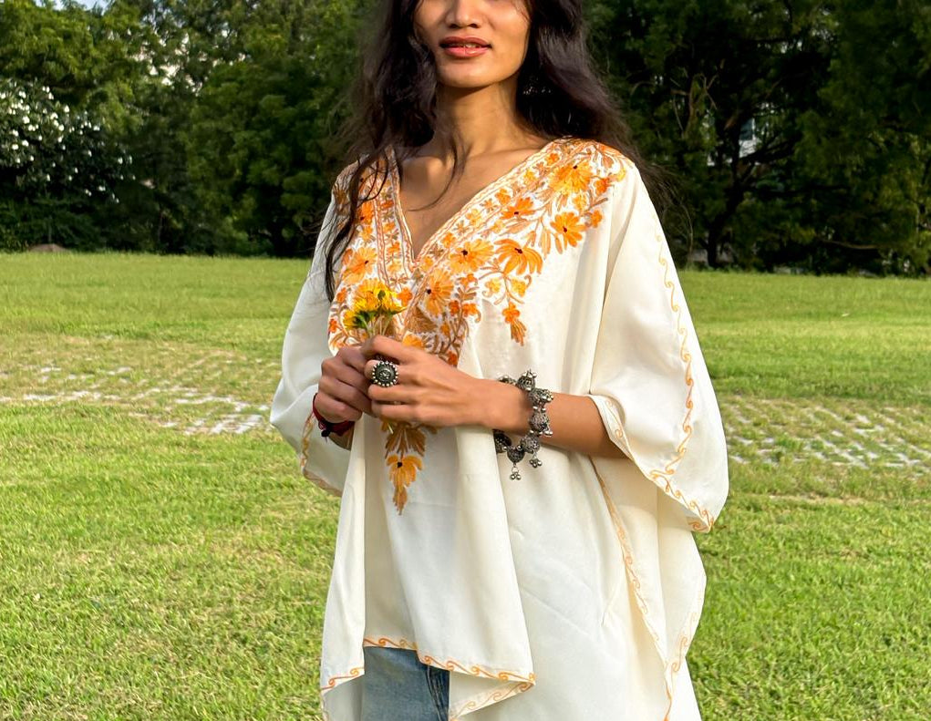 Bahar-e-Narangi Kaftan